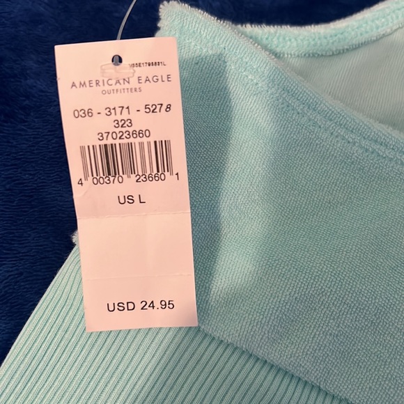 American Eagle Mint Green Crop Top - Picture 6 of 7